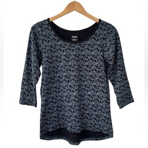 Svaha women Artificial Intelligence top S black blue teacher robotics STEAM NWT